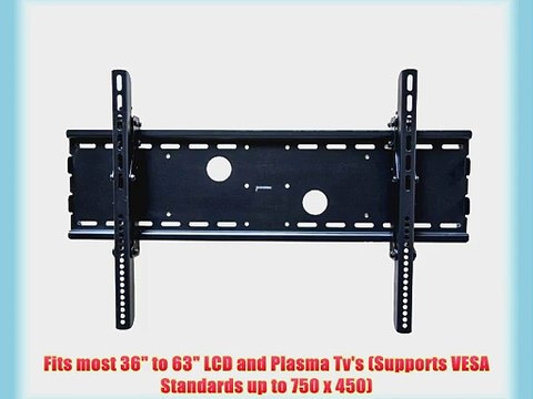 Black Adjustable Tilt/Tilting Wall Mount Bracket for Panasonic Viera TC-P65S1 65 Inch LCD HDTV