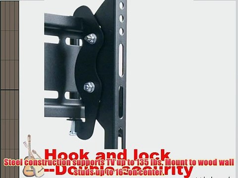 VideoSecu Articulating TV Wall Mount Bracket for 26-55 LCD LED Plasma 3D TV with VESA up to