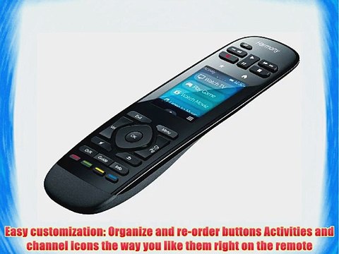 Logitech Harmony Ultimate One IR Remote with Customizable Touch Screen Control (915-000224)