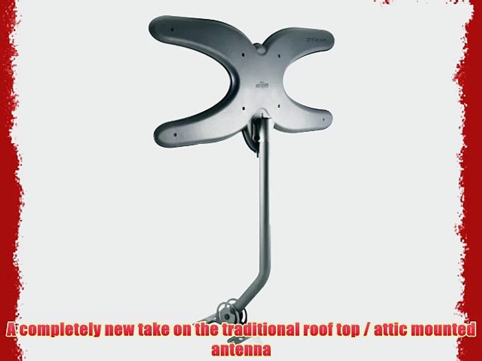 Mohu Sky 60 Amplified Attic/Outdoor HDTV Antenna with Mount