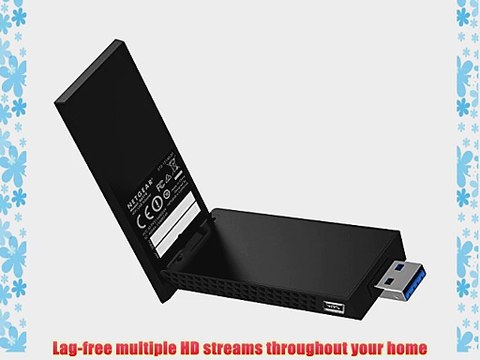 Netgear AC1200 Wi-Fi USB Adapter High Gain Dual Band USB 3.0 (A6210-100PAS)