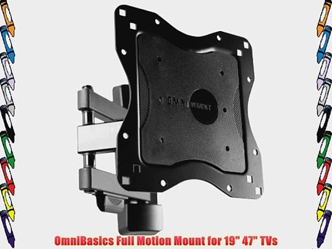 OmniBasics Full Motion Mount for 19 47 TVs