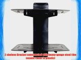 VideoSecu 2 Shelf Component Wall Mount Bracket for DVD/DVR/VCR/CABLE BOX/DDS BOX /Blu-Ray/Game