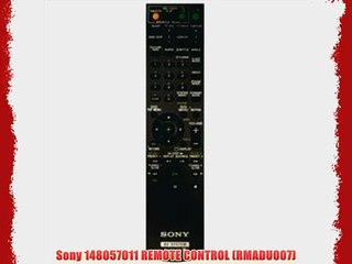 Sony 148057011 REMOTE CONTROL (RMADU007)