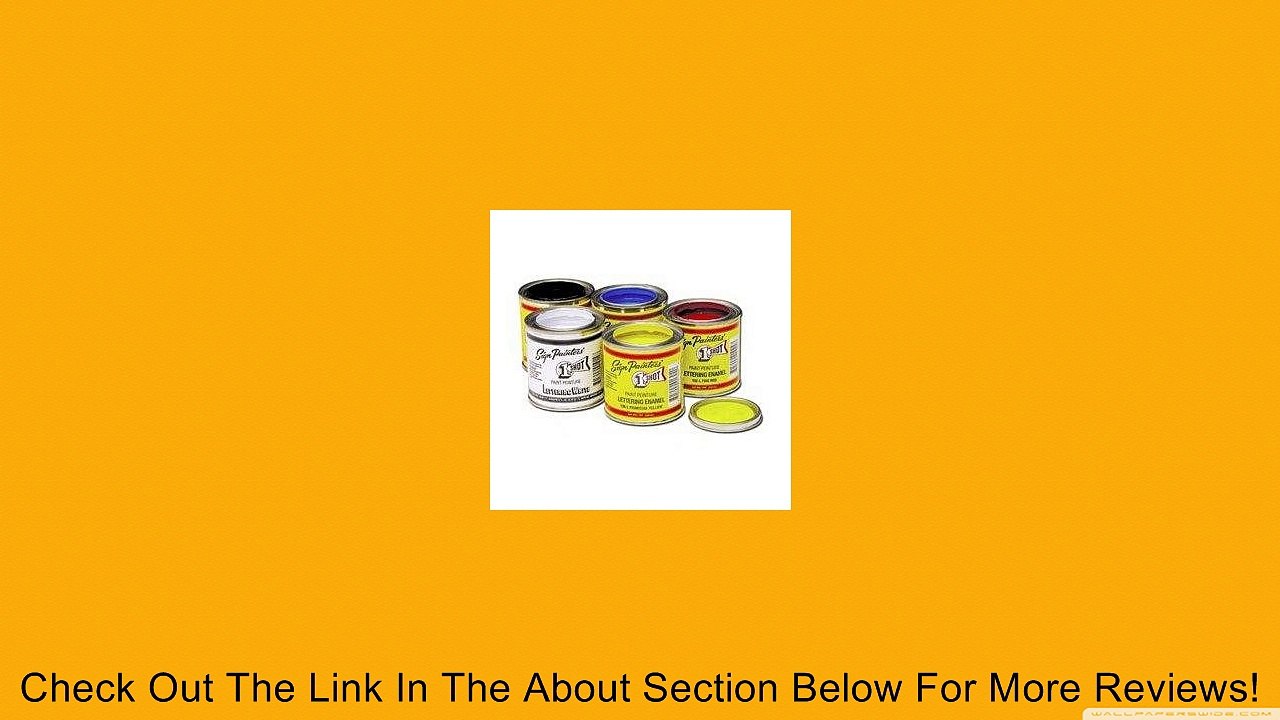 1-One-Shot 5 COLOR LETTERING ENAMEL-PINSTRIPE PAINT KIT Review