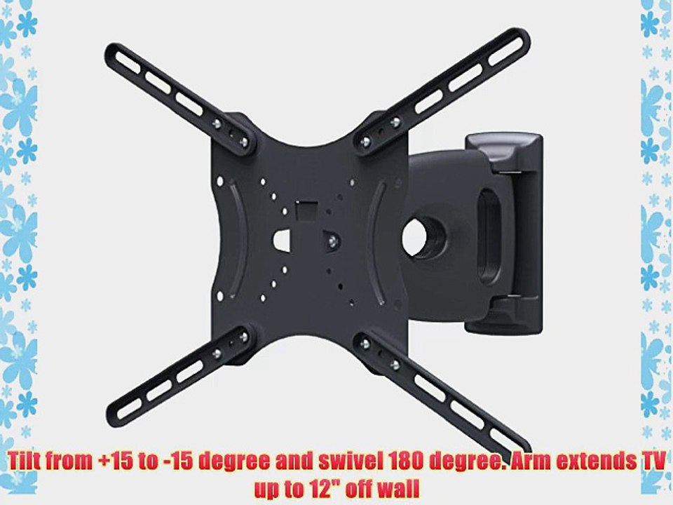Mount World 1260 LCD LED Swivel Tilt Wall Mount Bracket for Sony HDTV BRAVIA 26 32 40 42 46
