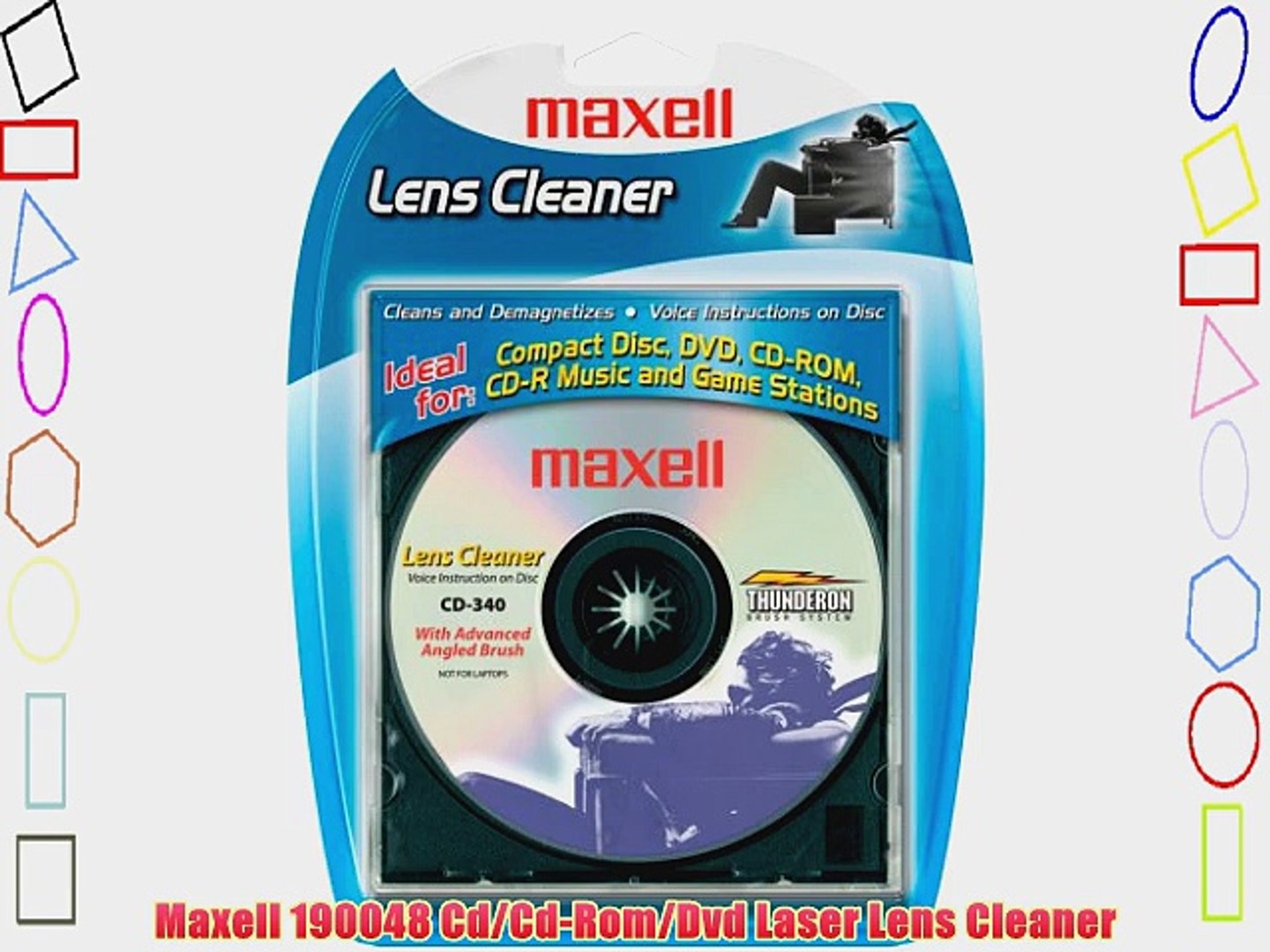 Maxell 190048 Cd/Cd-Rom/Dvd Laser Lens Cleaner - video Dailymotion