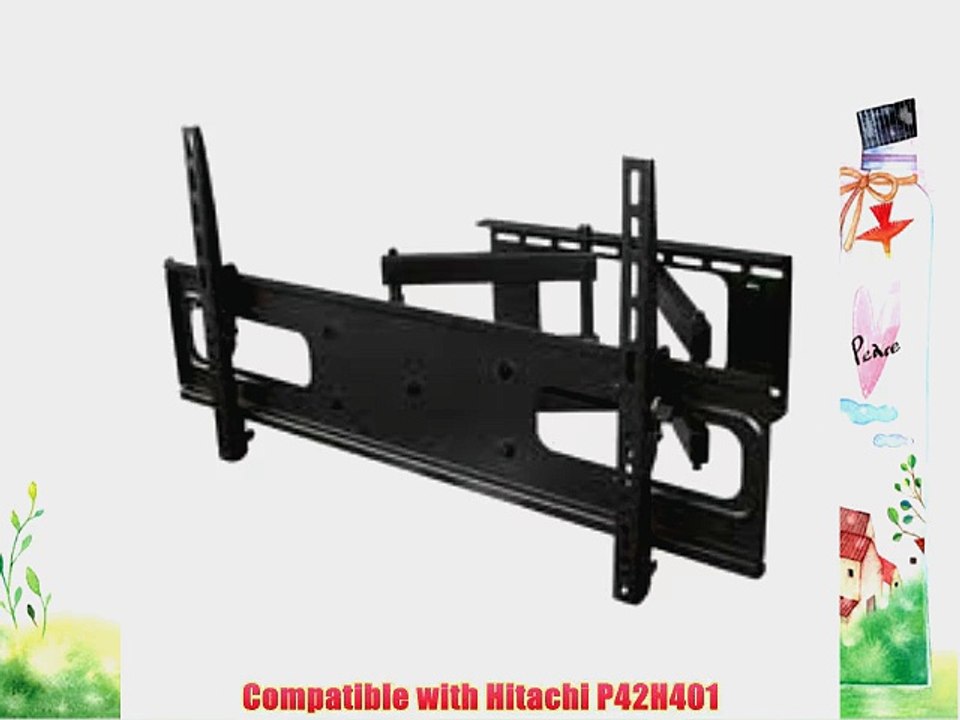 FULLY ADJUSTABLE - TV WALL MOUNT BRACKET FOR Hitachi P42H401 42 Inch Plasma HDTV TELEVISION