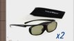 ValueView 3D Glasses for PANASONIC RF 3D TVs. Rechargeable. TWO PAIRS