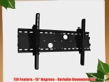 Black Tilting Wall Mount Bracket for Sony KDL-46S2000 LCD 46 inch HDTV TV