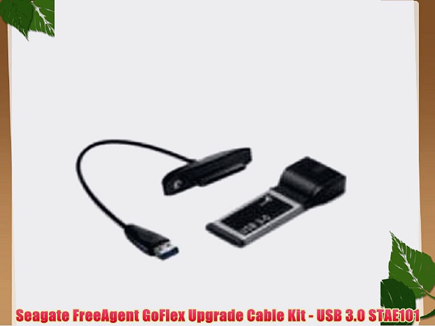Seagate FreeAgent GoFlex Upgrade Cable Kit - USB 3.0 STAE101 - video  Dailymotion