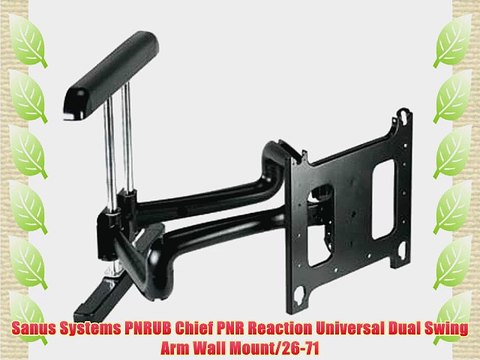 Sanus Systems PNRUB Chief PNR Reaction Universal Dual Swing Arm Wall Mount/26-71