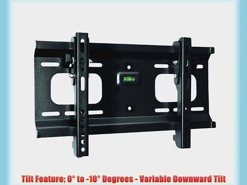Black Adjustable Tilt/Tilting Wall Mount Bracket for Dynex DX-LCD32-09 32 inch LCD HDTV TV/Television