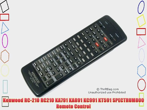 Kenwood RC-210 RC210 KA791 KA891 KC991 KT591 SPECTRUM800 Remote Control