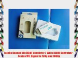 Leicke KanaaN Wii HDMI Converter / Wii to HDMI Converter - Scales Wii Signal to 720p and 1080p