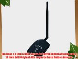 Alfa AWUS036NHA - Wireless B/G/N USB Adaptor - 802.11n - 150Mbps - 2.4 GHz - 5dBi Antenna -