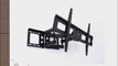 Displays2go 4AR3763BKC Corner LCD TV Wall Mounting Bracket for 37-63 Inches Screens Black Metal