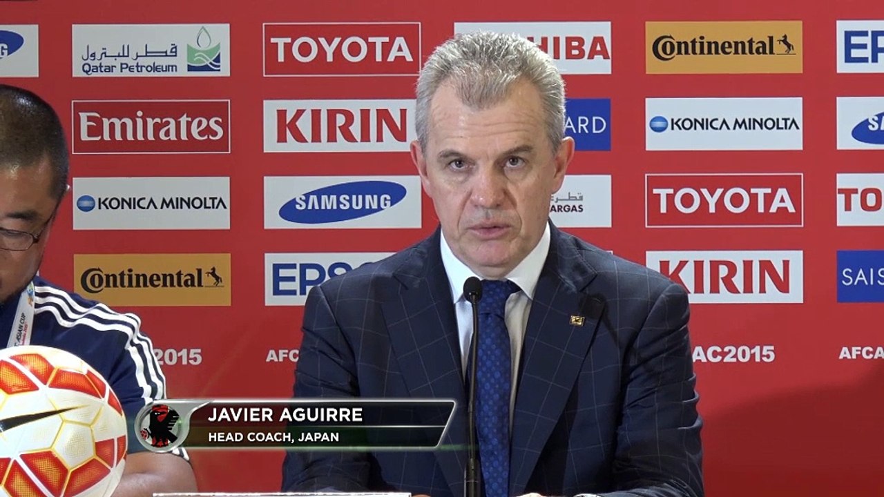 Copa de Asia- Javier Aguirre: "Fuimos mejores"