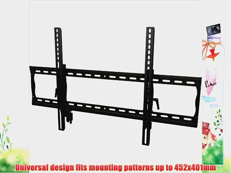 Crimson T63L Lockable Adjustable Tilting TV Wall Mount for LED Flat Panel Display HDTV