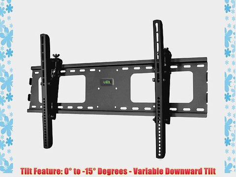 Black Adjustable Tilt/Tilting Wall Mount Bracket for Sharp AQUOS SMART TV LC-52LE640U 52 inch