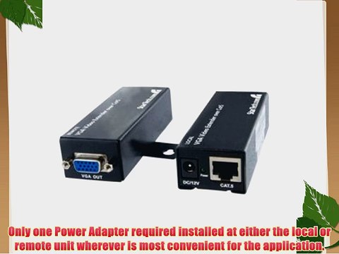 StarTech.com VGA to Cat 5 Monitor Extender Kit (250 feet/80 m) - VGA over Cat5 Video Extender