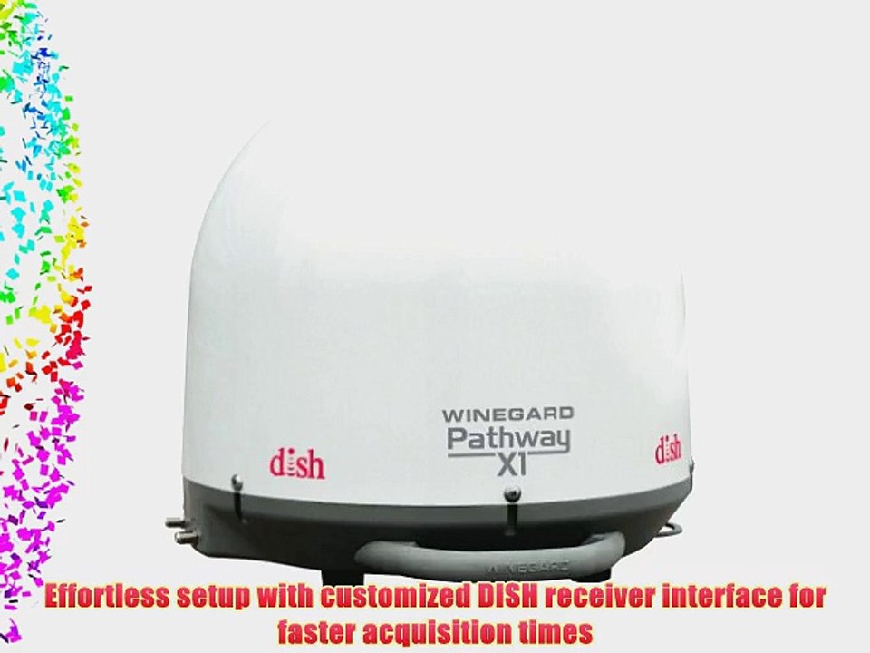 Winegard PA2000R Pathway X1 White Antenna/ViP 211Z Receiver Bundle