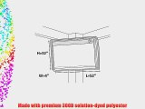 55 Inch Outdoor TV Cover (Full Flip Top Cover) - 12 sizes available