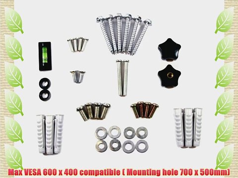 Frisby High Quality VESA 600 x 400 compatible Tilt Flat Screen HDTV LED LCD TV Wall Mount Bracket