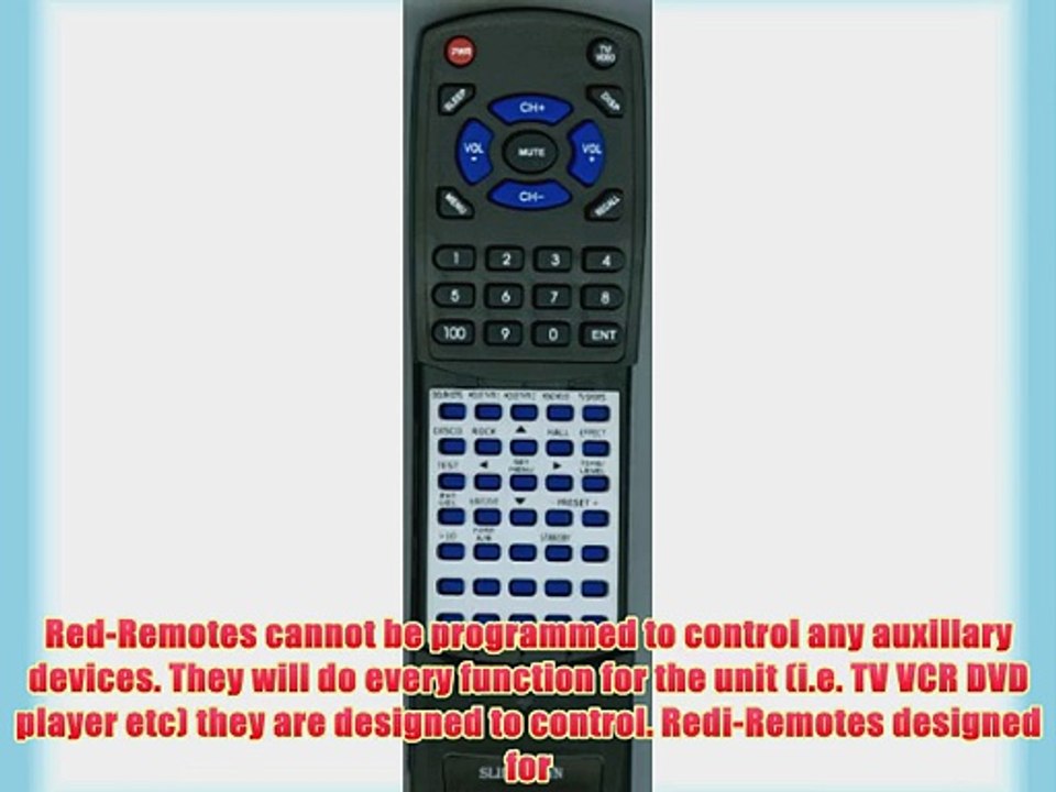 YAMAHA Replacement Remote Control for V4297600 DSPA5 RXV596 HTR5250 RAV210