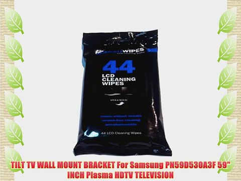 TILT TV WALL MOUNT BRACKET For Samsung PN59D530A3F 59 INCH Plasma HDTV TELEVISION