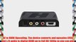 Actpe Composite AV CVBS 3RCA Video Audio to HDMI Converter Box HD 720p 1080p Upscaler