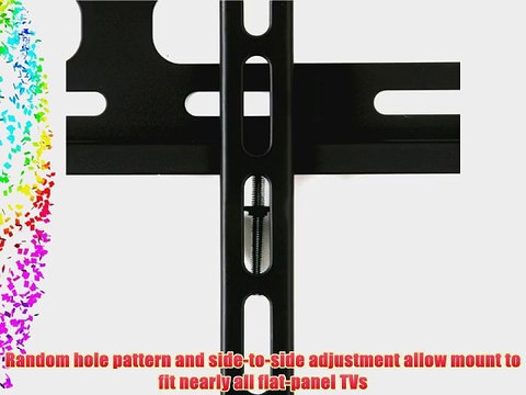 HomeMounts Heavy Duty Fixed Tv Wall Mount Computer Mount Low Profile for Tv Size 32''-65''