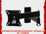 VideoSecu Articulating Swing Arm Wall Mount for LG 19 22 LCD LEd 22LE5300 19LD350 22LD350 19LH20