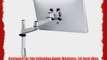 Mount-It! Aluminum Full Motion Monitor Desk Mount for Apple Computers with Quick Release Dual
