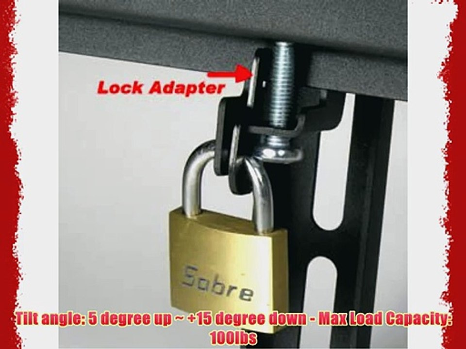 EZ Mounts - Motion Touch Tilt Low Profile Design 32-50 TV Wall Mount Bracket for LCD LED Plasma