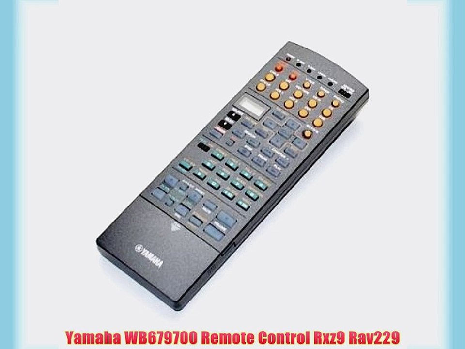 Yamaha WB679700 Remote Control Rxz9 Rav229