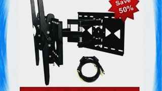 Mount-it! Samsung Compatible Dual Arm Wall Mount (Free HDMI Cable)