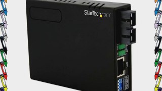 StarTech.com 10/100 Multi Mode Fiber to Ethernet Media Converter SC 2km with PoE (MCM110SC2P)