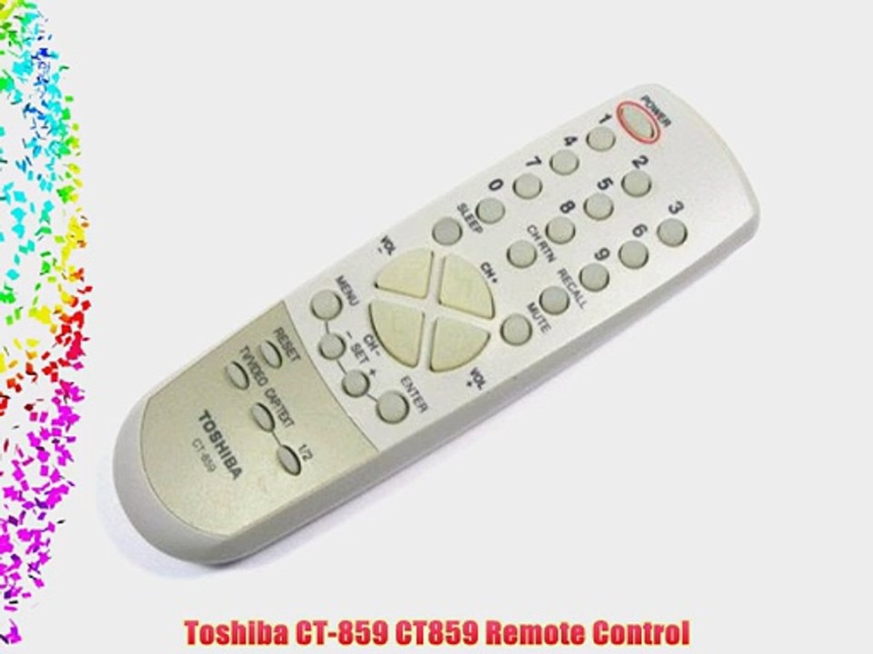 Toshiba CT-859 CT859 Remote Control