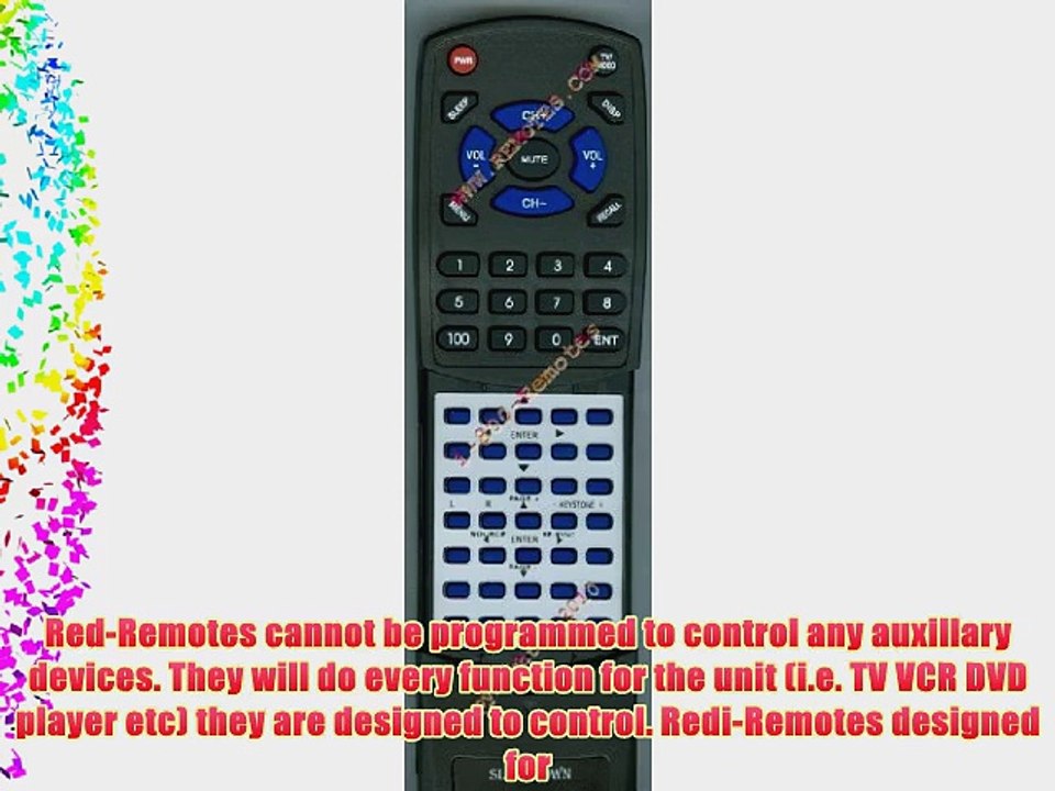 OPTOMA Replacement Remote Control for EP727 EP728 EP721 TX728 EW1610 BR5016L TX727