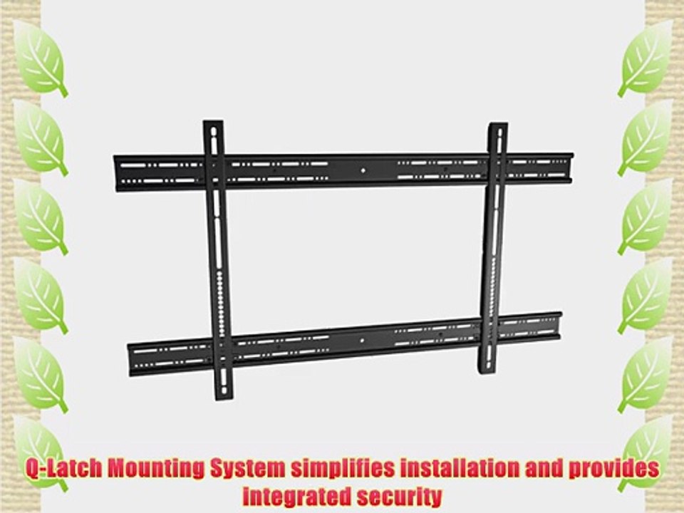 Chief PST Flat Panel Fixed Wall Mount (37-65 Displays) with Universal Bracket (PST-U)