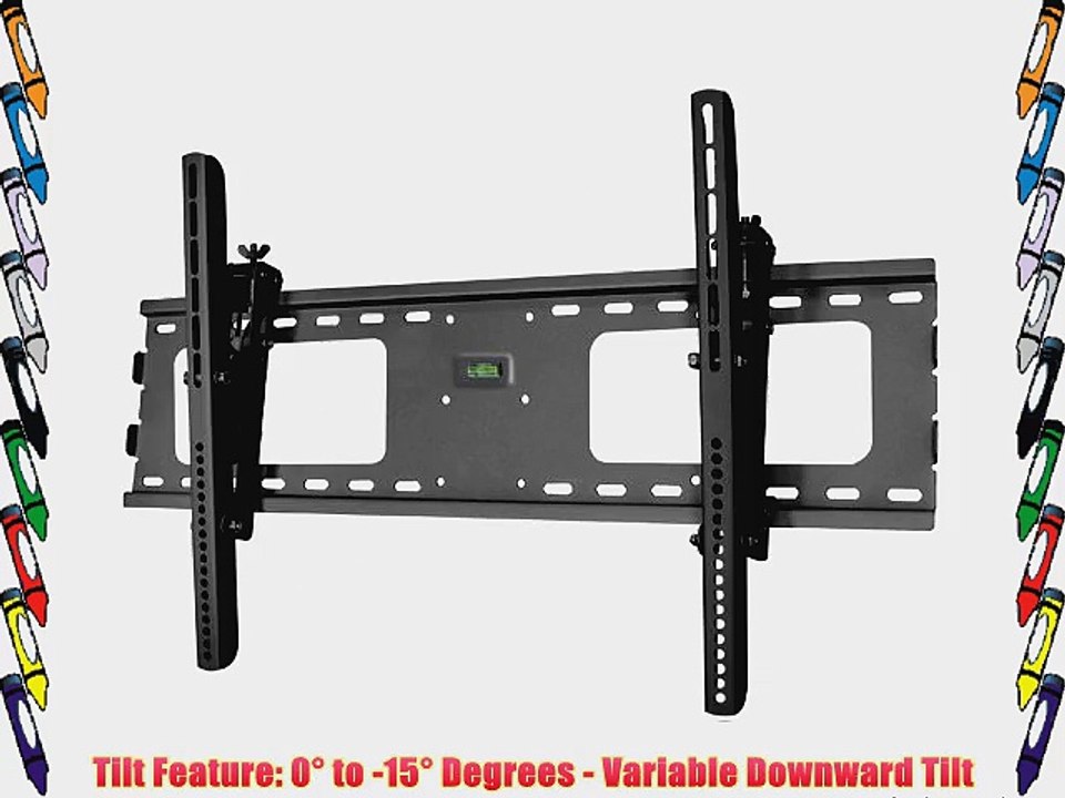 Black Adjustable Tilt/Tilting Wall Mount Bracket for Samsung UN60F8000 60 inch LED-LCD HDTV