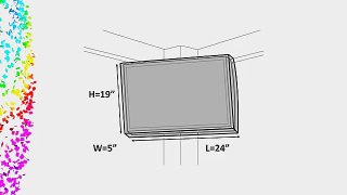 22 Inch Outdoor TV Cover (Front Half Cover) - 13 sizes available