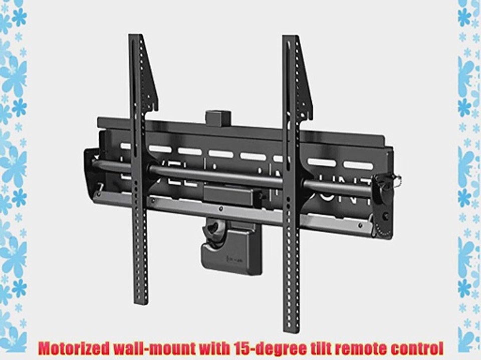 Level Mount Level Mount Power Tilt Wall Mount for 37 - 85 in. TVs Black Metal 85 inches