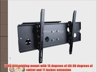 Monoprice 108585 Articulating HDTV Wall Mount Bracket Black