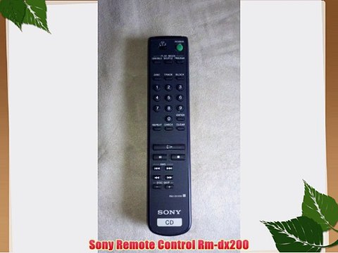 Sony Remote Control Rm-dx200