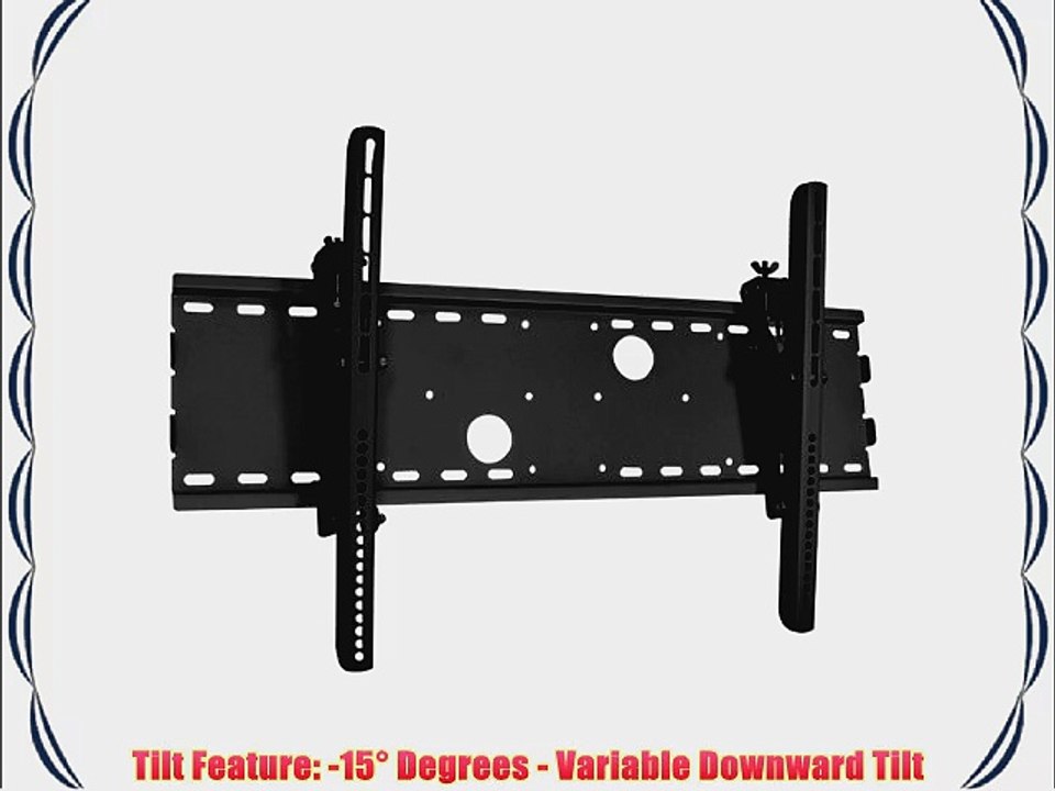 Black Tilting Wall Mount Bracket for Hitachi 42HDS69 Plasma 42 inch HDTV TV