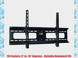 Ultra-Slim Black Adjustable Tilt/Tilting Wall Mount Bracket for Vizio Razor M401i-A3 40 inch