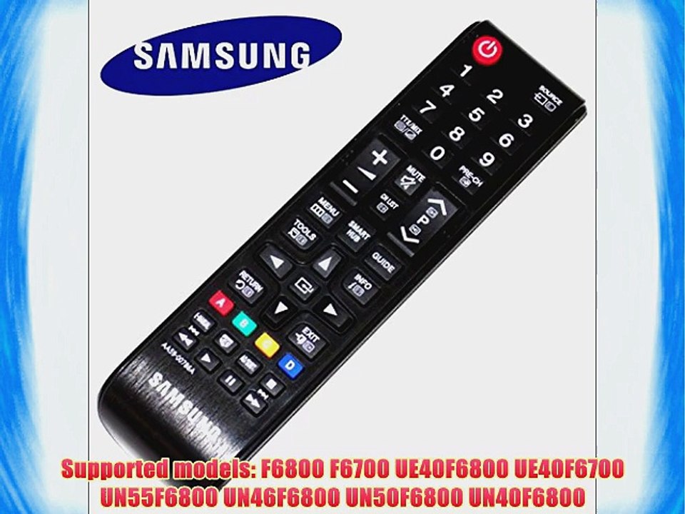TV Remote Control for Samsung TM1240. AA59-00786A. F6800 F6700. Its universal and fits many