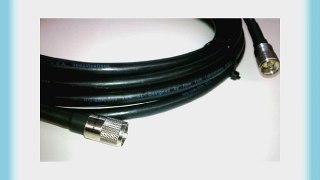 40ft RG8u Coax Cable with AMPHENOL PL259s attached